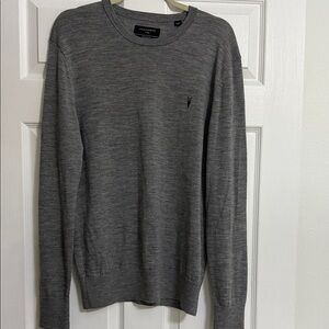 All Saints Charcoal Crewneck Sweater